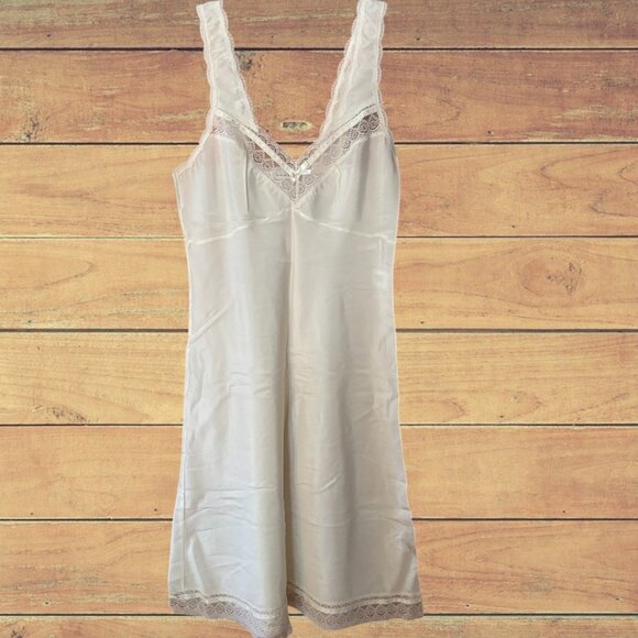 Christian Dior Vintage Ivory Full Slip - Picture 1 of 12